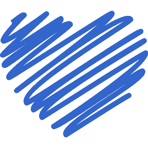 Big Blue Scribble Logo